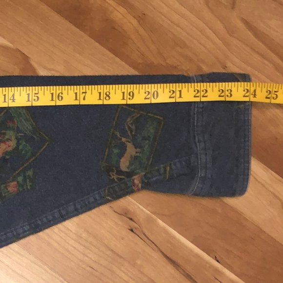 VTG Eddie Bauer Outdoor Print Heavyweight Overshirt Jacket - Picture 8 of 10